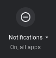 Screenshot of the 'Notification settings' button.