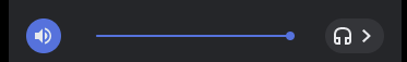 Screenshot of the 'Volume' button.